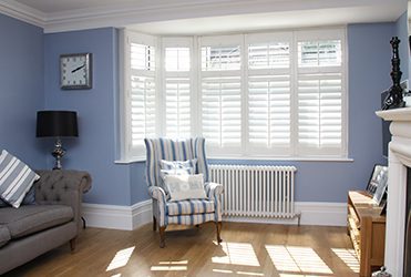 Bay window shutters