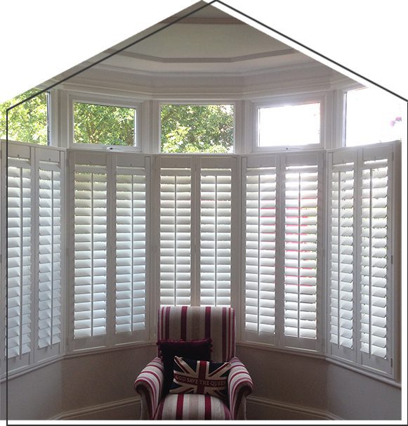 Cafe style automated shutters for security