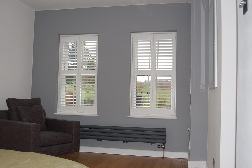 Living room shutters