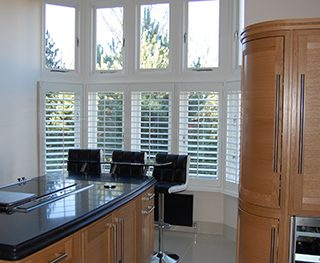 Automatic shutters, cafe style for security